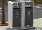 太陽能滅蚊燈不銹鋼分類垃圾桶，點(diǎn)亮智慧健康生活
