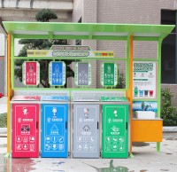 戶外社區(qū)垃圾分類(lèi)收集站定制